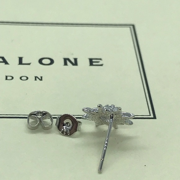 Sterling Silver 925 CZ Stud Earrings - Picture 3 of 4